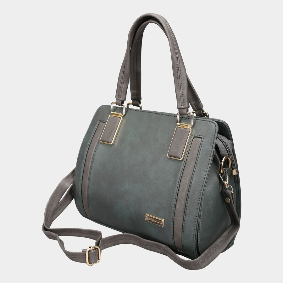 Women's Peacock Polyurethane Tote Bag, , large image number null