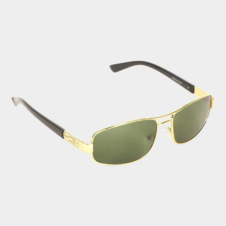 Men's Plastic Gradient Rectangle Sunglasses, , large image number null