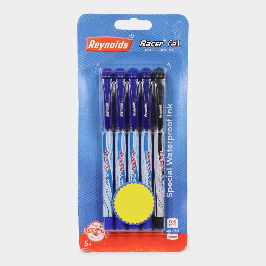 Blue Gell Pen Set of 5, , large image number null