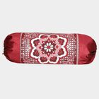 Maroon Polyester Bolster Cover, , small image number null