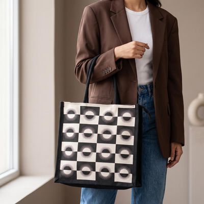  Black Canvas Handy Pouch