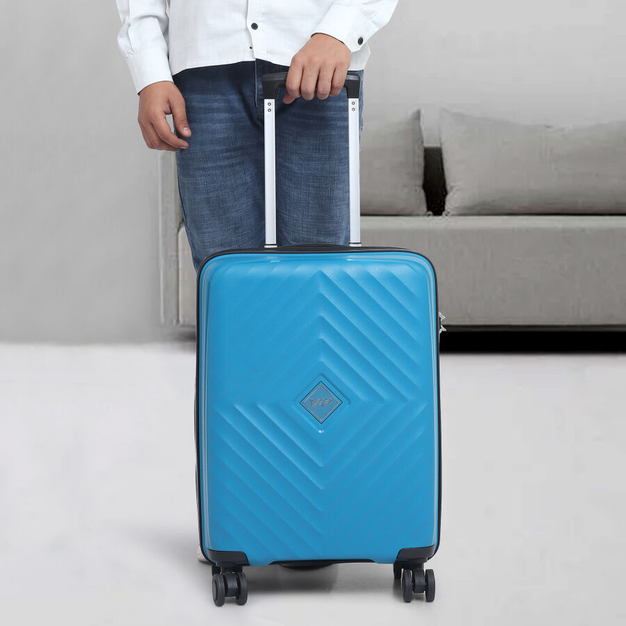 8 Wheels Dark Blue Polypropylene Trolley, , large image number null