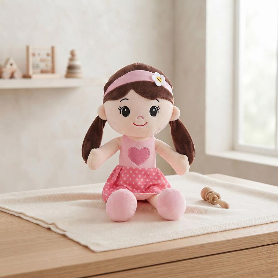 Kid's Light Pink Fabric Dolls, , large