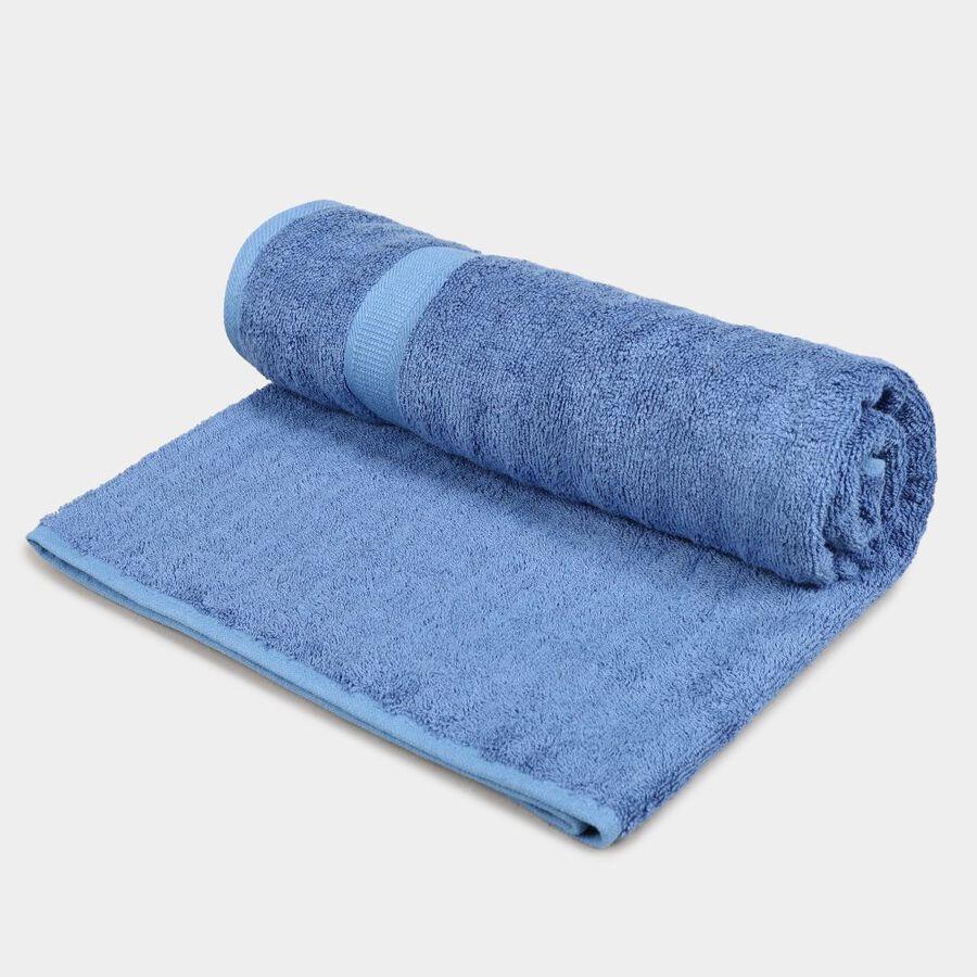 480 GSM Blue Cotton Bath Towel, , large image number null