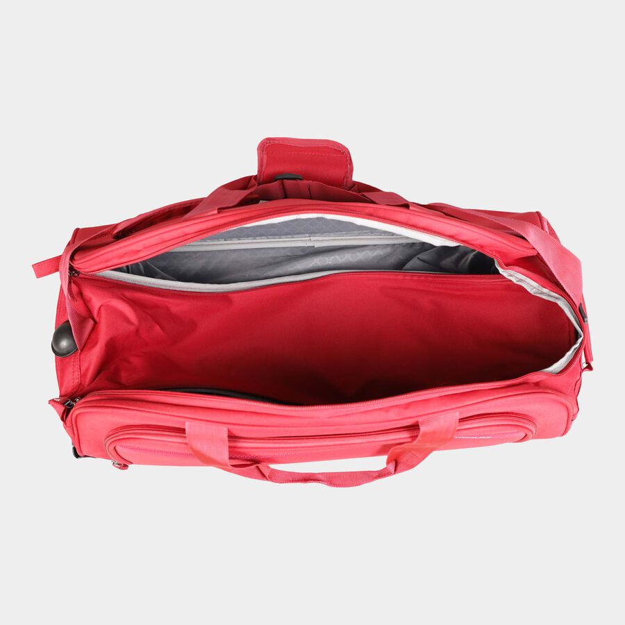600 D Durable Fabric Duffle Trolley, Red, 63 cm X 31.5 cm X 38 cm, , large image number null