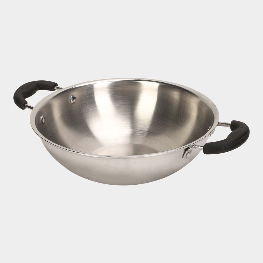 2.5 L एल्युमीनियम/स्टील कढ़ाई, इंडक्शन कम्पैटिबल, , large image number null
