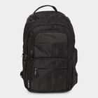 Black Polyester Backpack with Laptop Compartment and USB Port, , small image number null