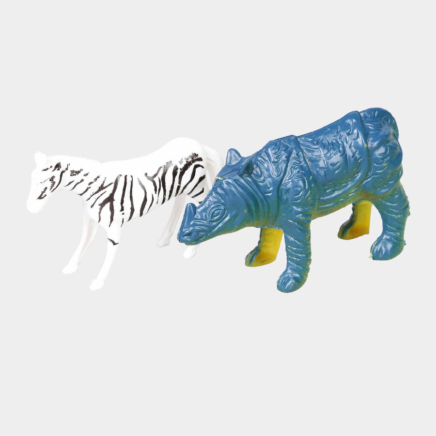 6 Pcs. of Plastic PVC Wild Animals , , large image number null