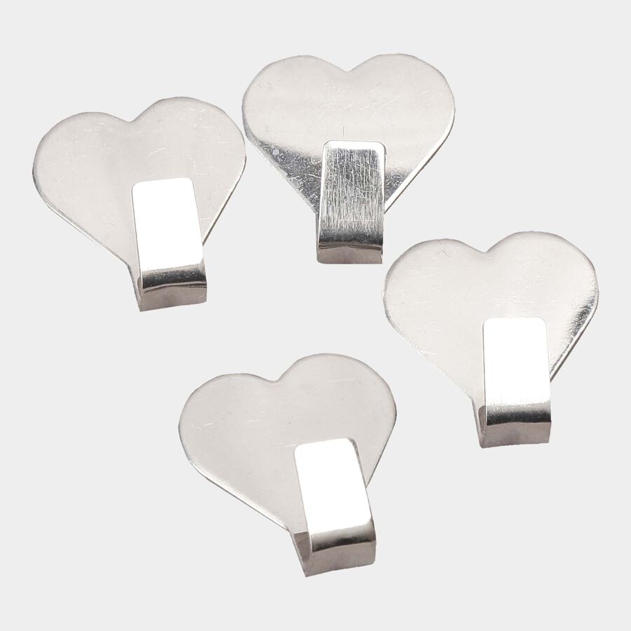 Metal Self Adhesive Hooks - 4 Pcs., , large image number null