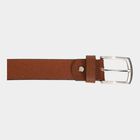 Men's Tan Leather Casual Belt, , small image number null
