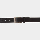 Men's Black Leather Casual Belt, , small image number null