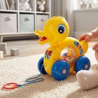 Kid's Yellow Plastic Pull Along, , small