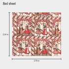 King Size Cotton Bedcover With Pillow Cover, , small image number null