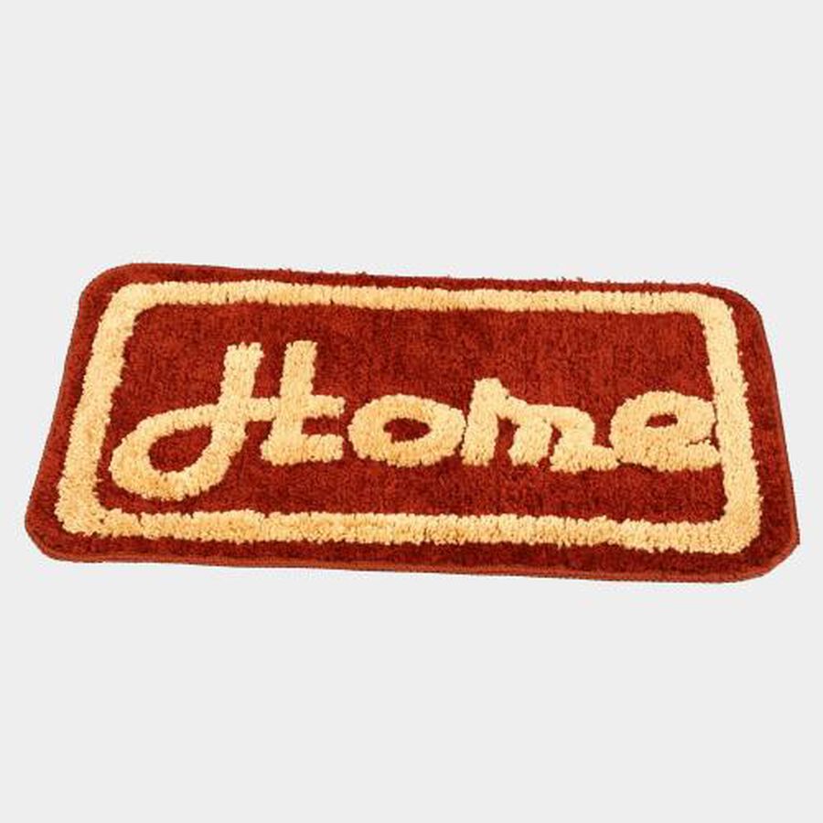 Anti-Skid Mustard Polyester Door Mat, , large
