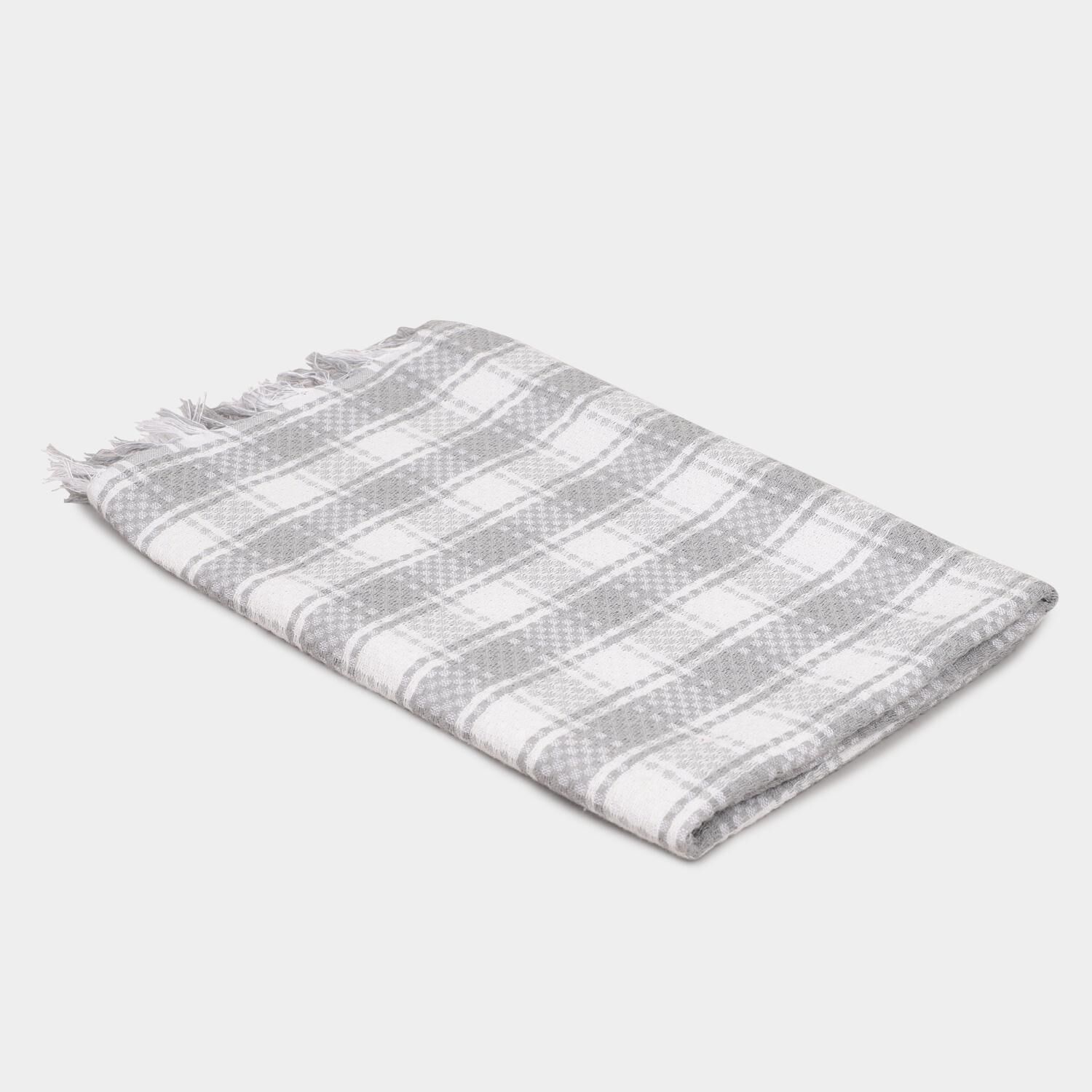 Home Beautiful                         220 GSM Grey Cotton Blend Bath Towel