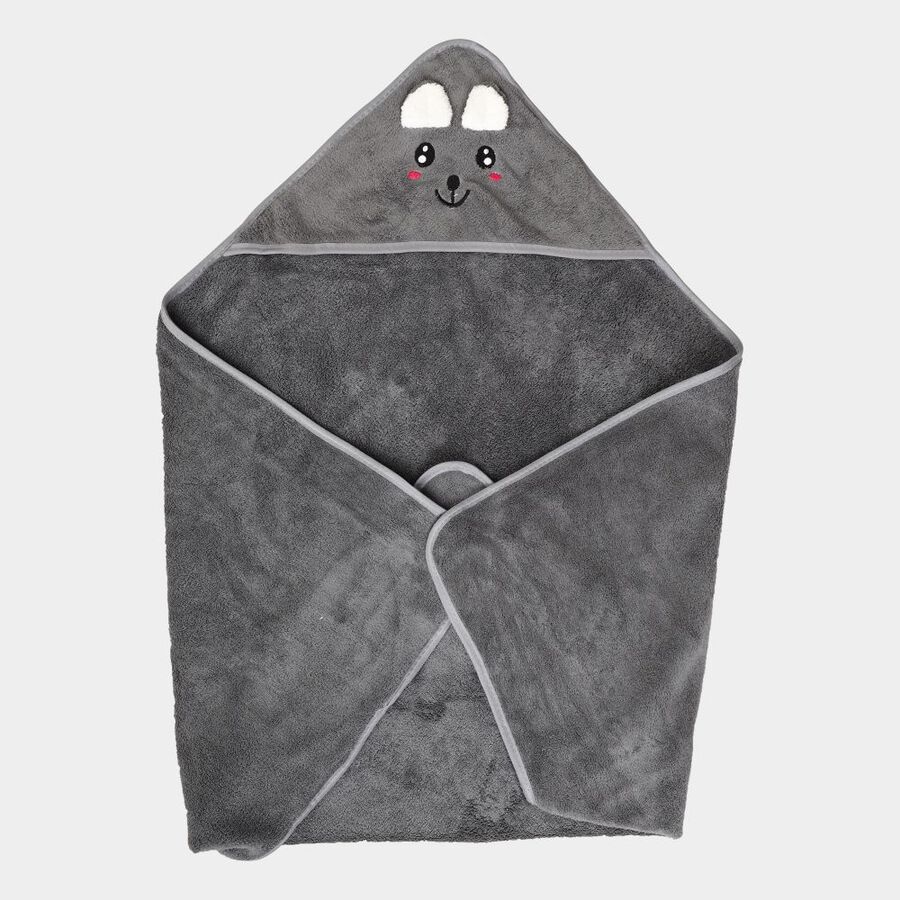 280 GSM Dark Grey Microfiber Baby Towel, , large image number null