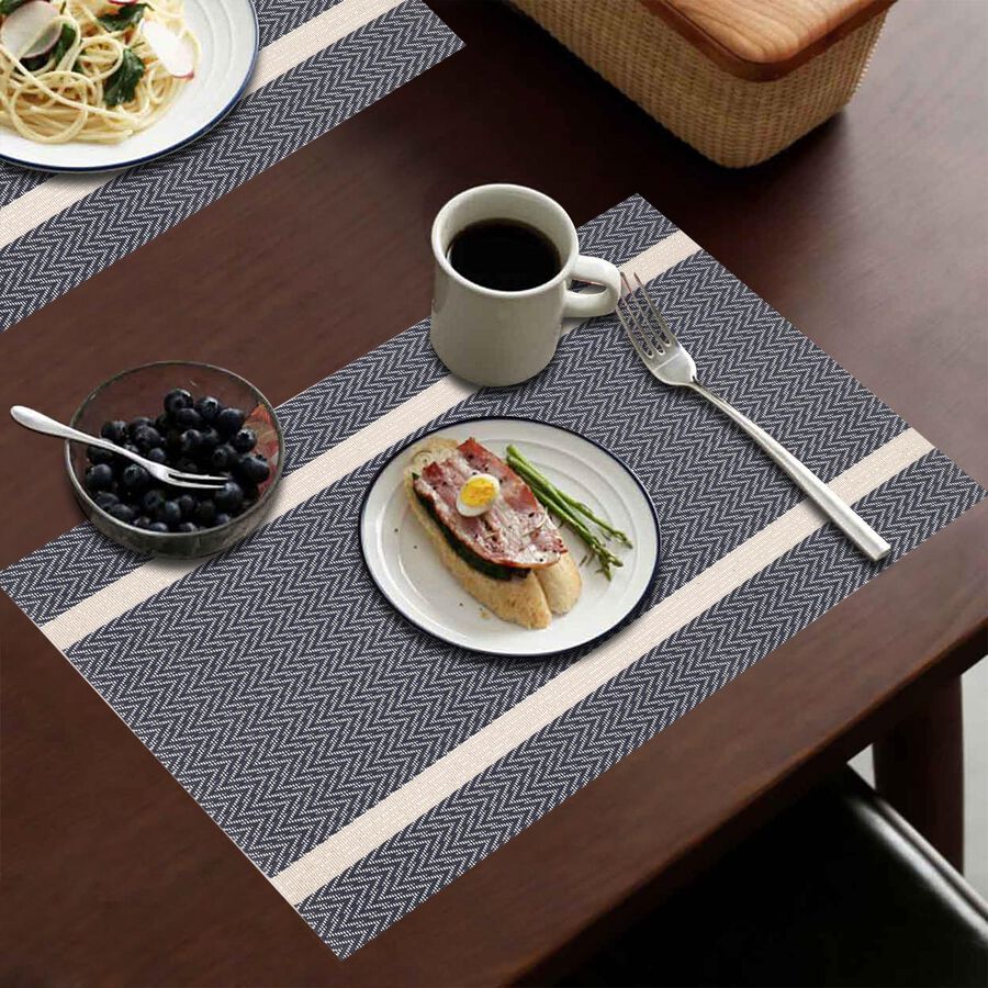 Pvc Table Mat Set of 6, , large image number null