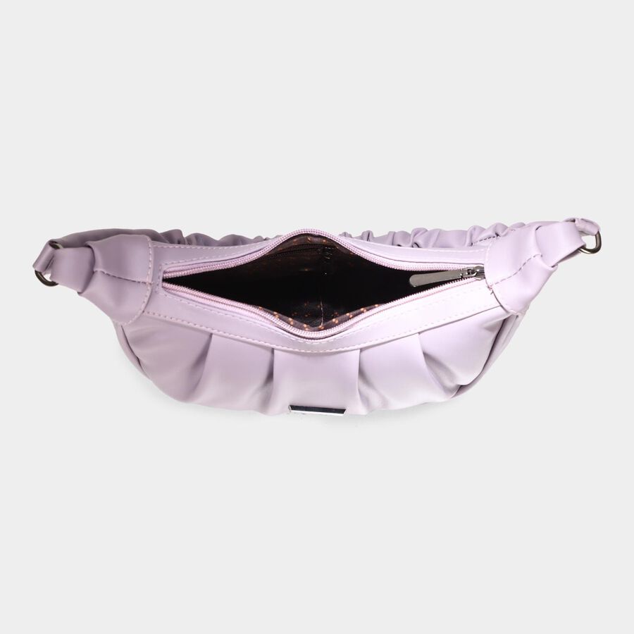 Women's Lilac Polyurethane Sling Bag, , large image number null