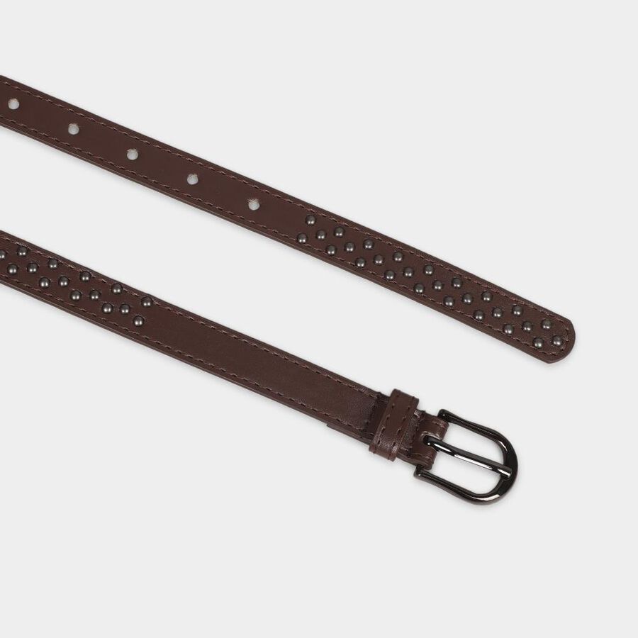 Women's Metallic PU Belt, , large image number null