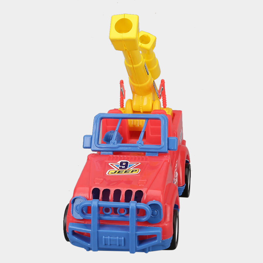 Toy Hunter Jeep With Gun - Color/Design May Vary, , large image number null