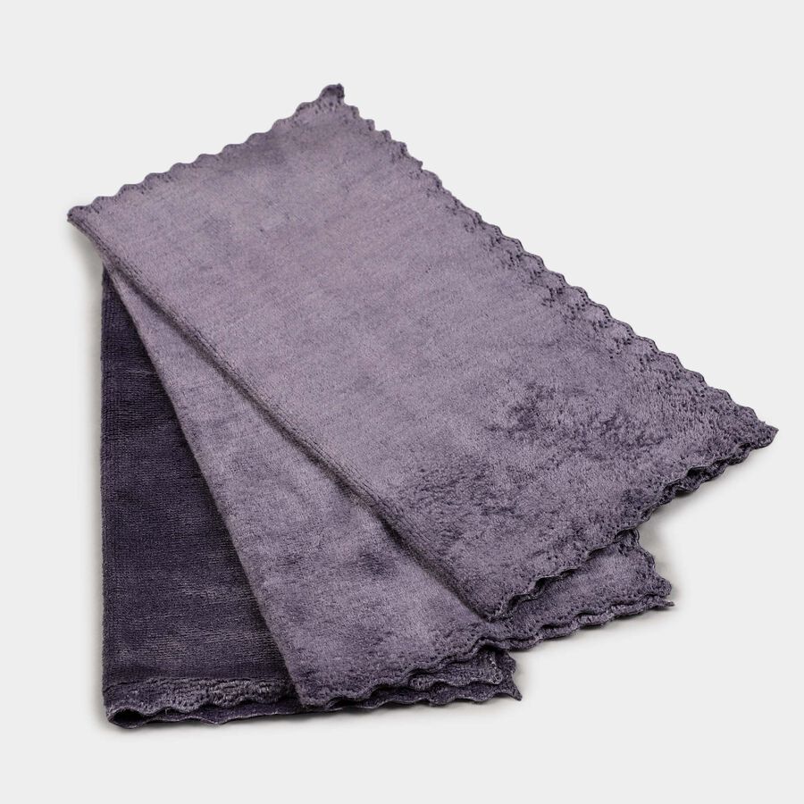 320 GSM Grey Microfiber Face Towel, , large image number null