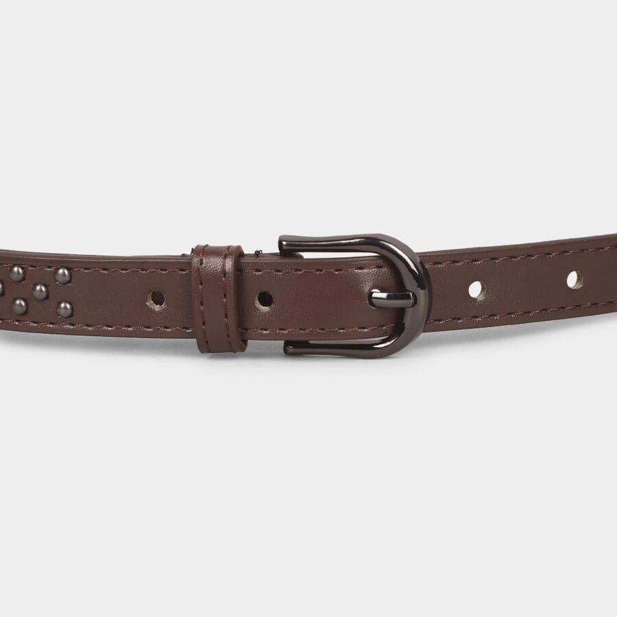 Women's Metallic PU Belt, , large image number null