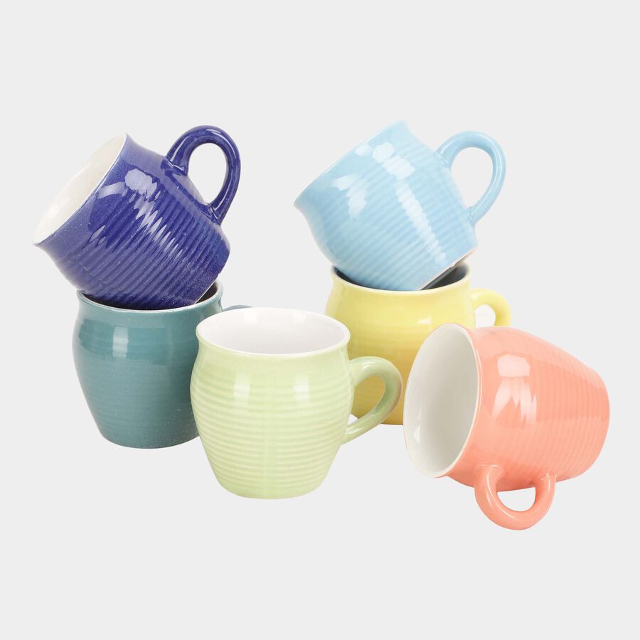 120 ml Stoneware Cup, Set of 6, , large image number null