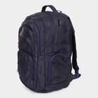 Dark Blue Polyester Backpack with Laptop Compartment and USB Port, , small image number null