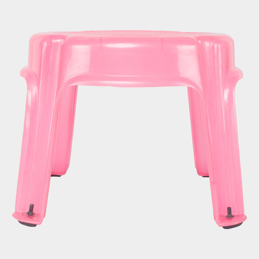 Plastic Bath Stool - Colour/Design May Vary, , large image number null