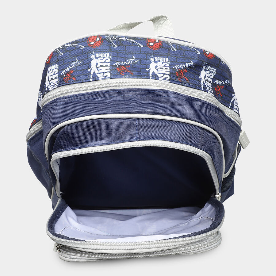 Spider Man Printed Fabric Backpack, , large