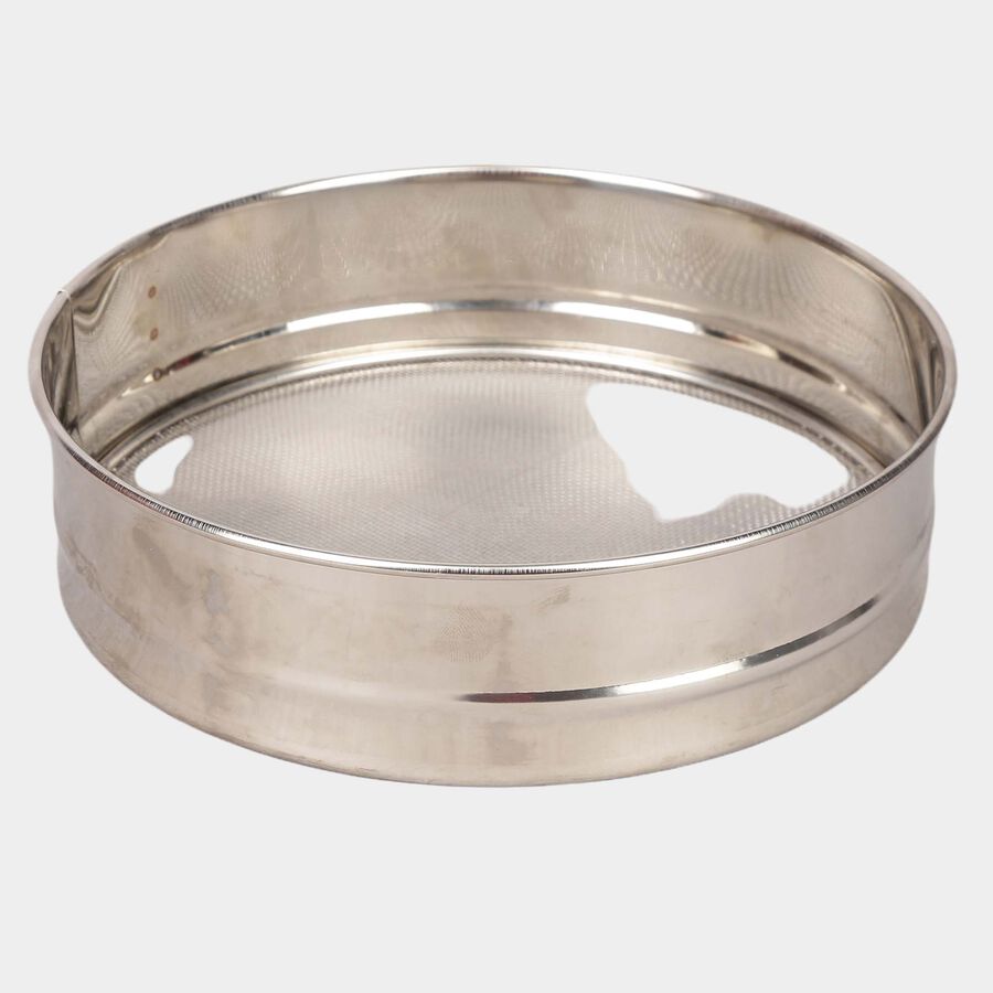 Steel Atta Strainer, 19 cm Dia., , large image number null
