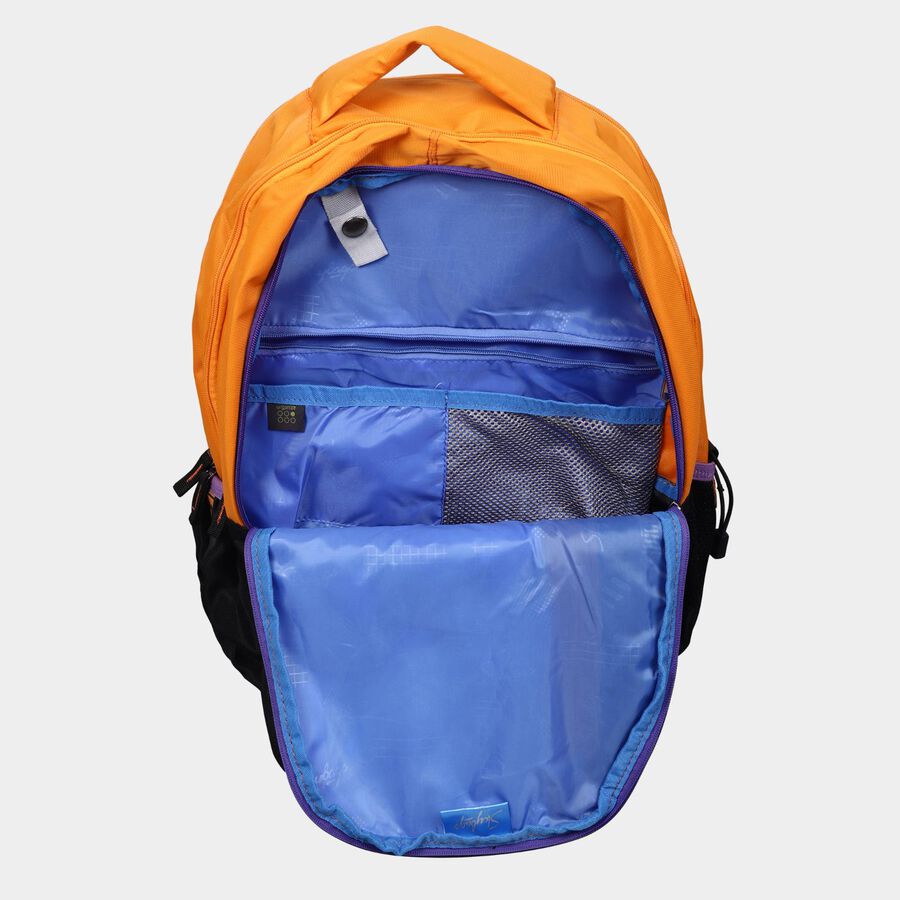Orange Polyester Backpack, 35 L (Approx), , large image number null