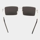Women's Metal Gradient Rectangle Sunglasses, , small image number null