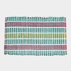 Blue Polyester Cotton Mat, , small
