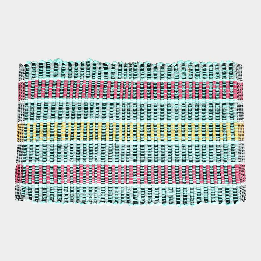 Blue Polyester Cotton Mat, , large