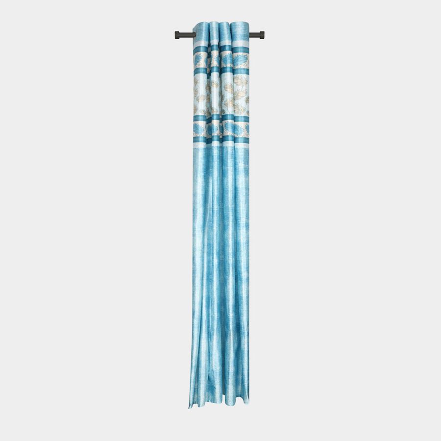7ft. Blue Polyester Curtain, , large