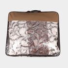 Brown Floral Printed Double Blanket, , small