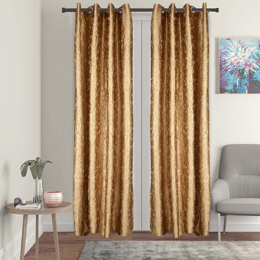 160 GSM 9 ft. Long Door Printed Curtain, , large image number null