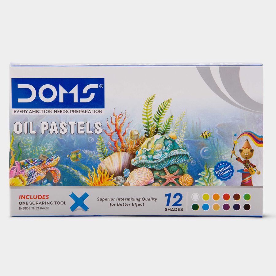 Oil Pastels Crayons 12 Shades, , large image number null