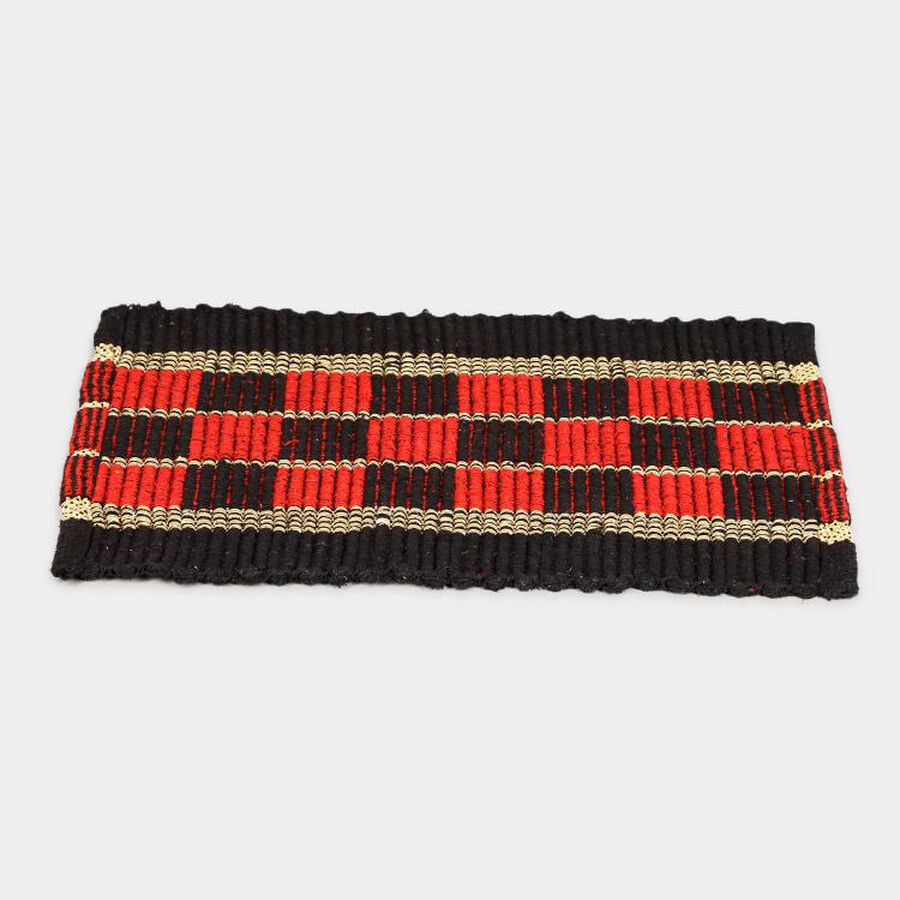 Maroon Polyester Cotton Door Mat, , large image number null