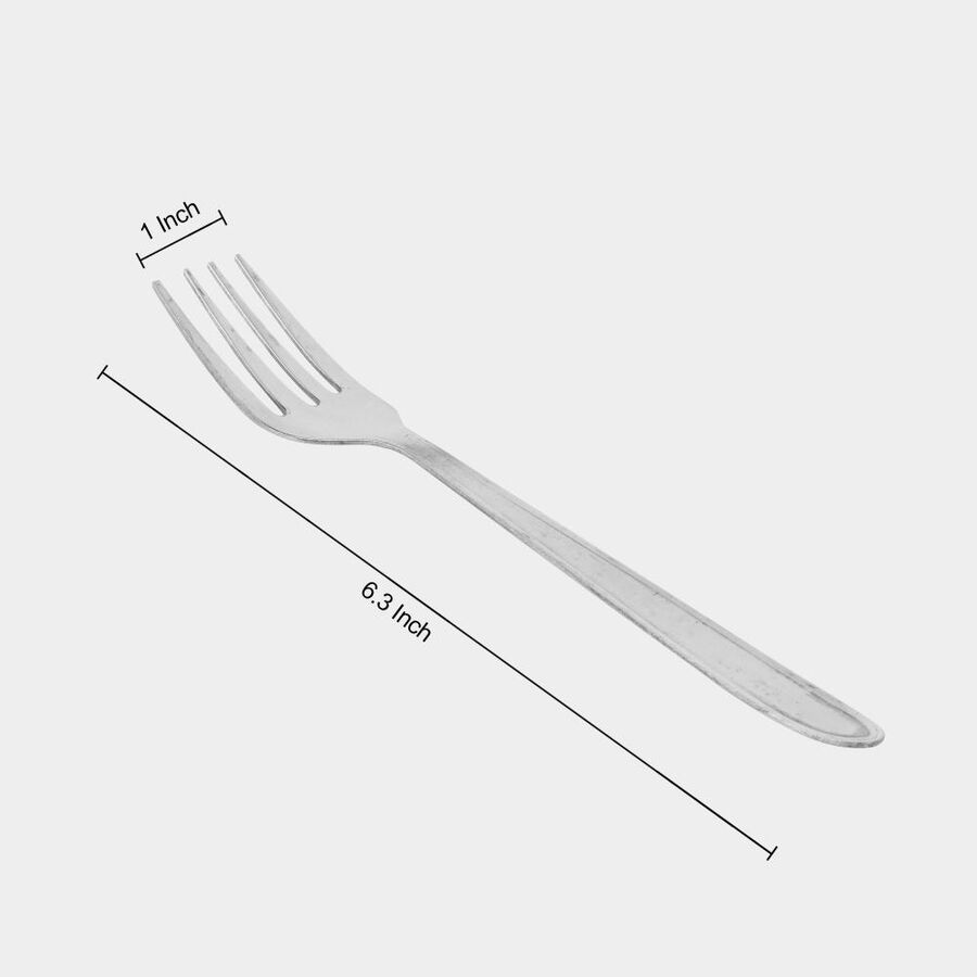 Set of 4 Stainless Steel Baby Forks, , large image number null