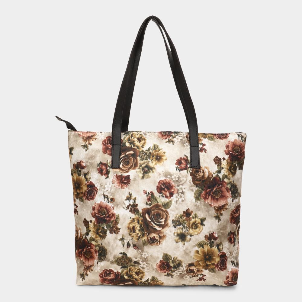 Brink                         Women's Beige Fabric-Polyester Tote Bag