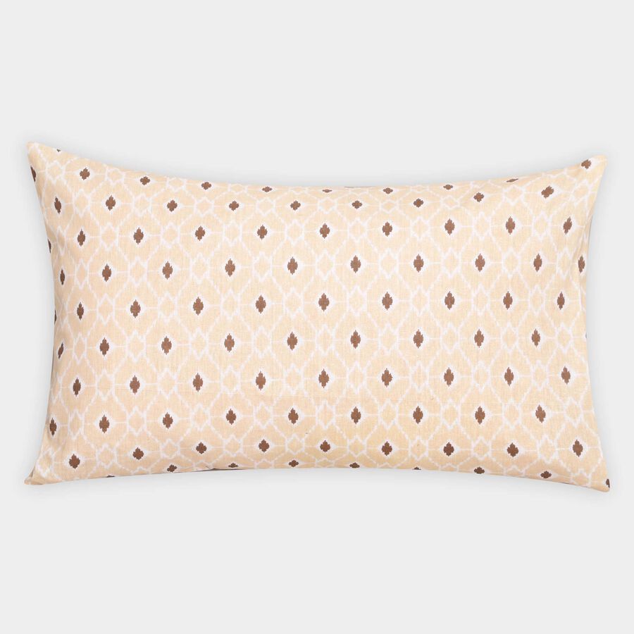 Beige Cotton Pillow Cover, , large image number null