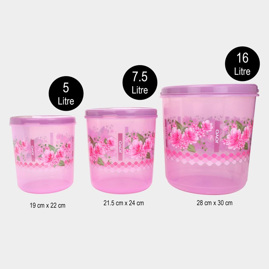 Plastic Container Set of 3, , large image number null
