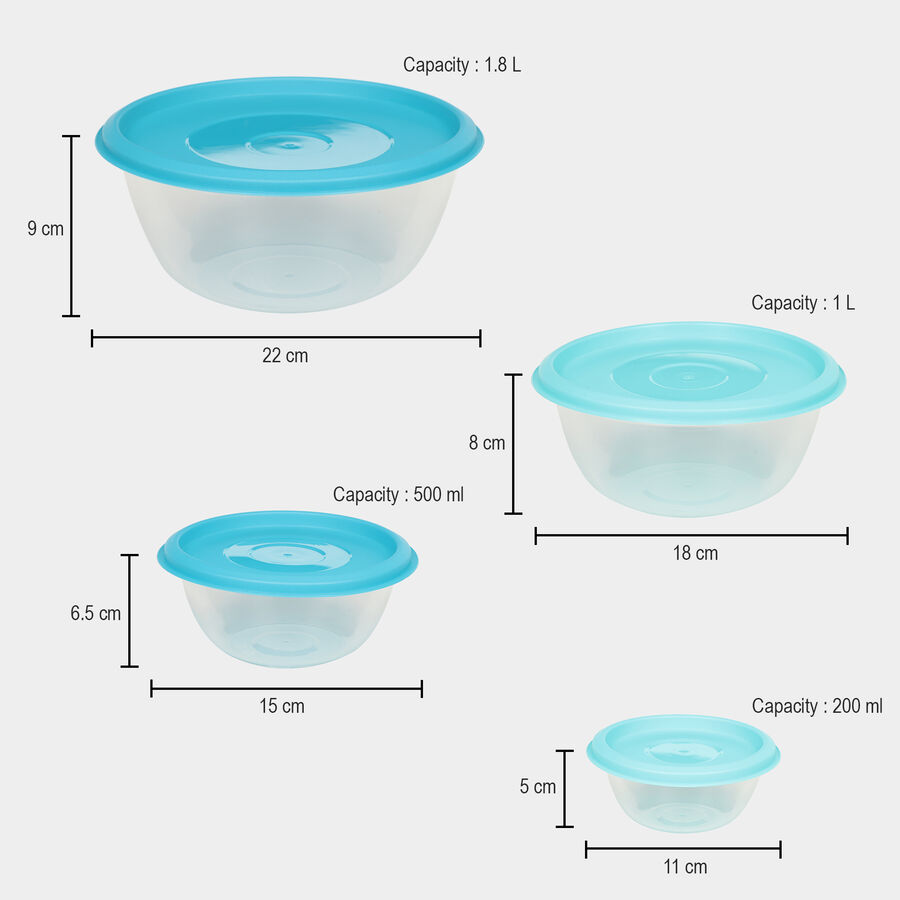 Plastic Container Set of 4, , large image number null
