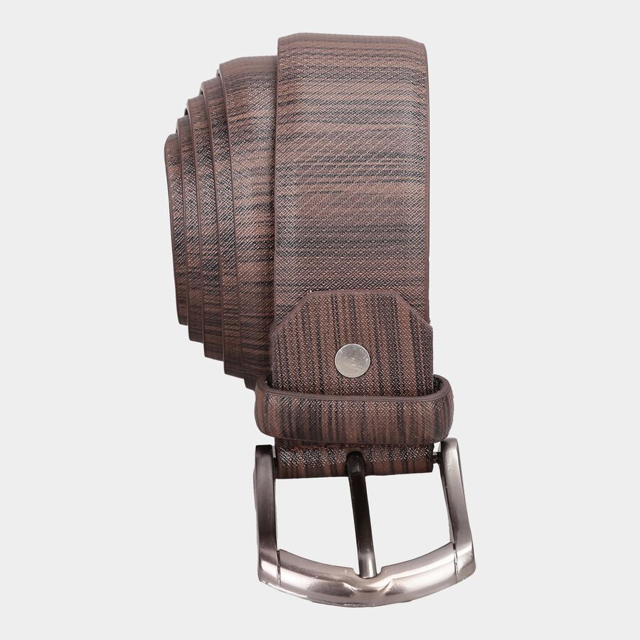 Men's Brown Polyurethane Casual Belt, , large image number null