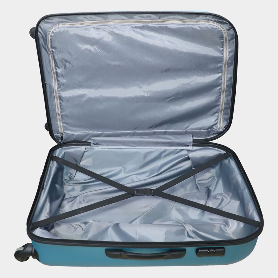 4-Wheel Blue PVC Matee Hard Case Trolley, Large, , large image number null