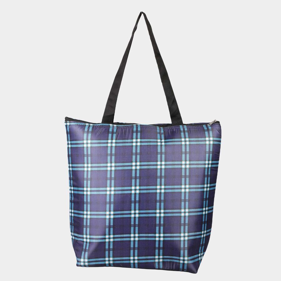Blue Fabric-Polyester Bag, , large image number null