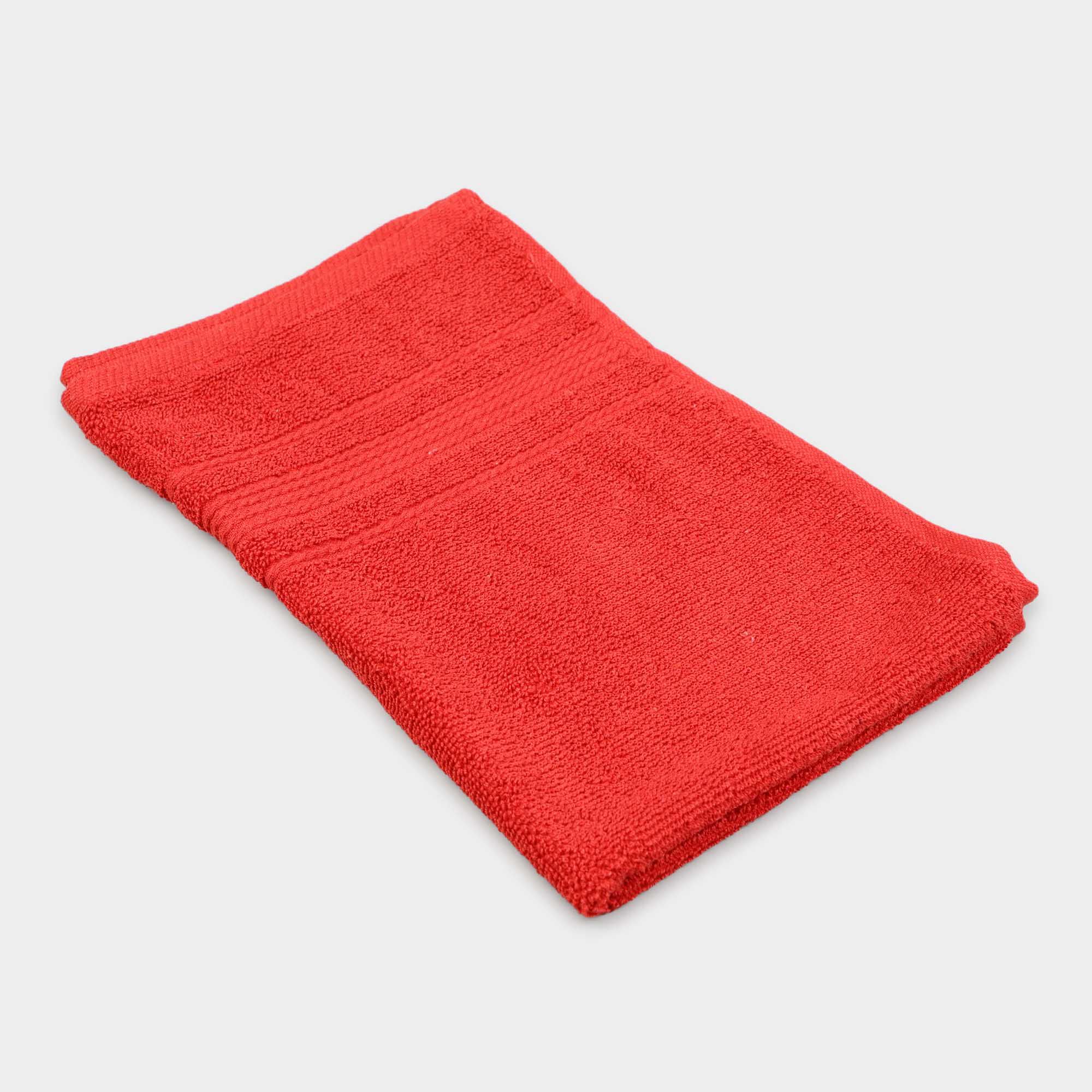 Home Beautiful                         500 GSM Red Cotton Hand Towel