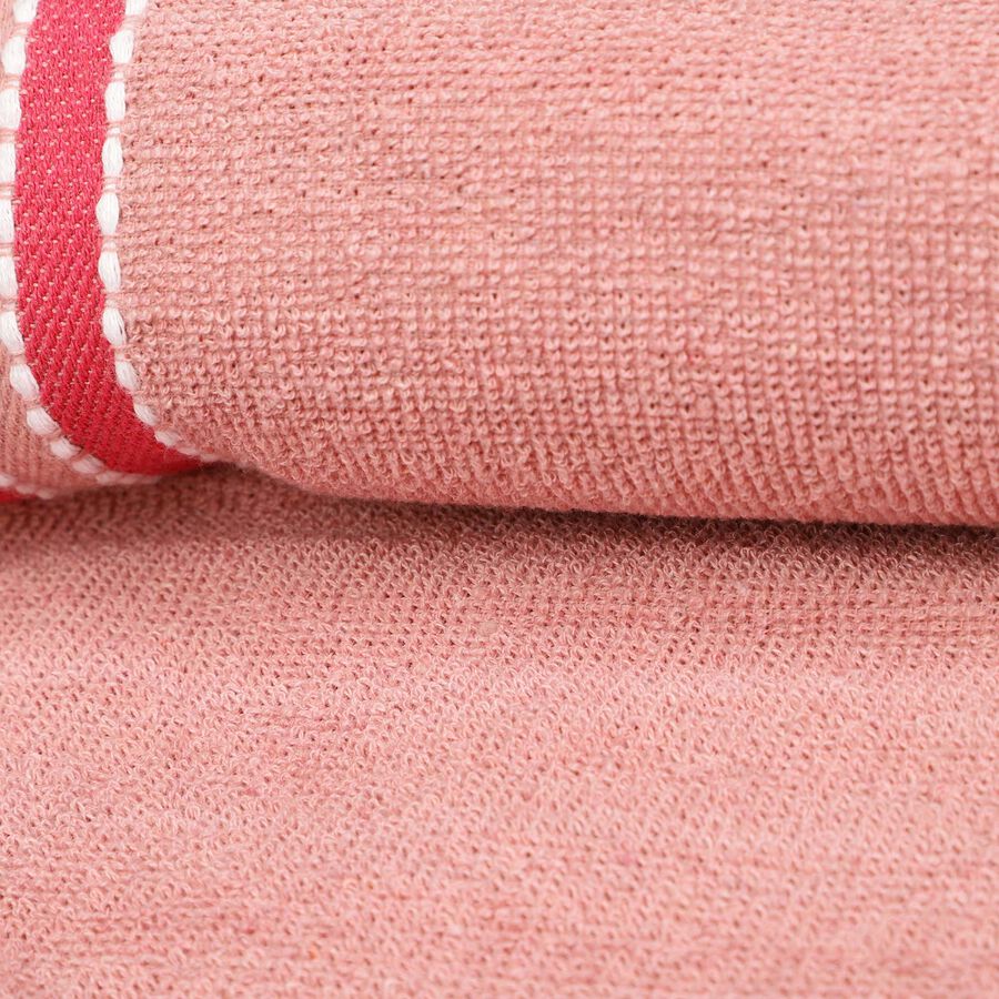 400 GSM Pink Cotton Blend Bath Towel, , large image number null